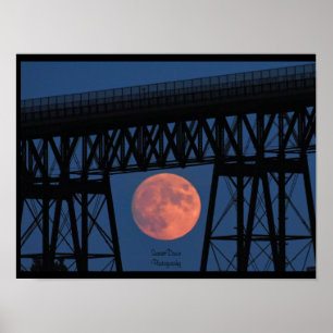Poster Ascensão de lua sob a ponte Walkway