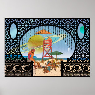 Poster Ascensão de Magrathea dos bungalows de Utopia