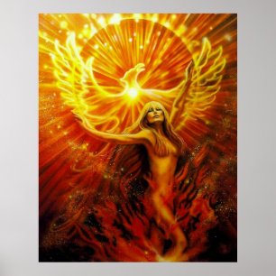 Poster Ascensão de Phoenix pela íris de Lisa