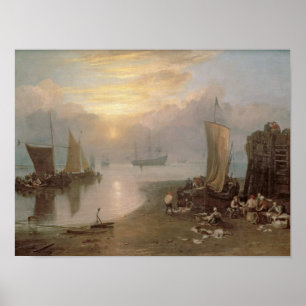 Pôster Ascensão de Sun através do vapor