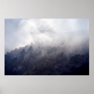 Poster Ascensão delicada da névoa