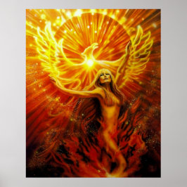 Poster Ascensão Phoenix por Lisa Iris