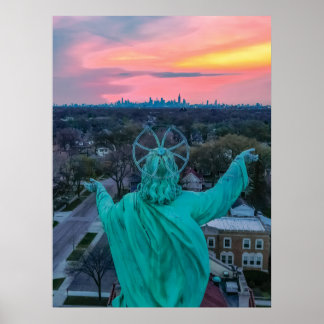 Poster Ascensão Sobre Skyline