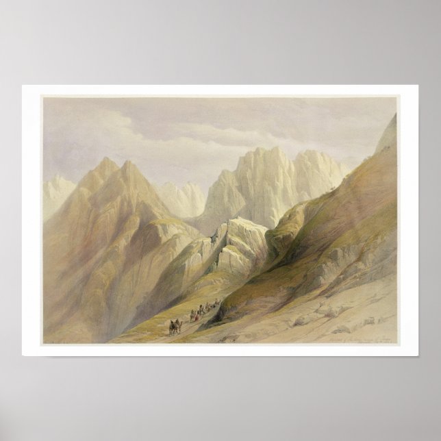 Poster Ascent of the Lower Range of Sinai, 18 de fevereir (Frente)