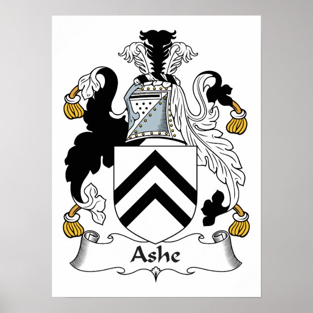 Poster Ashe Family Crest (Frente)