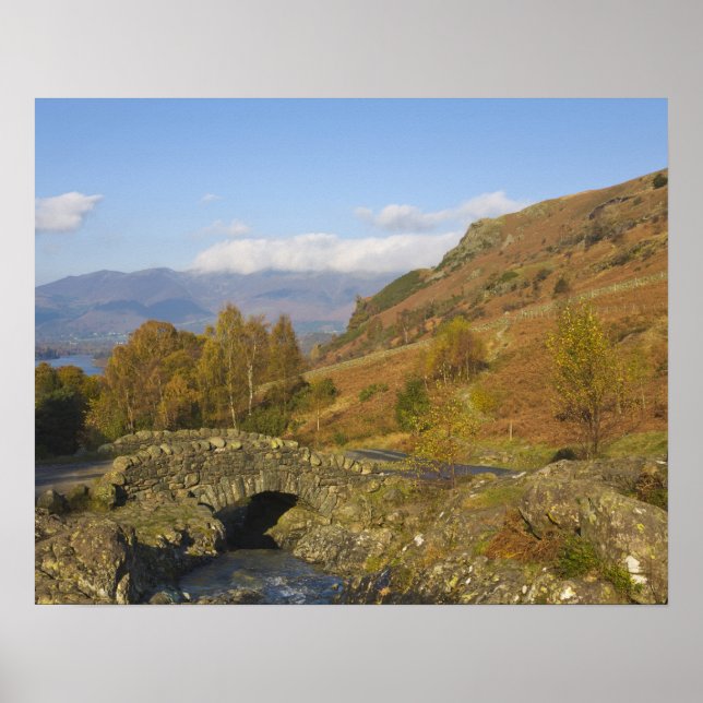 Poster Ashness Bridge, Lake District, Cumbria, Inglaterra (Frente)
