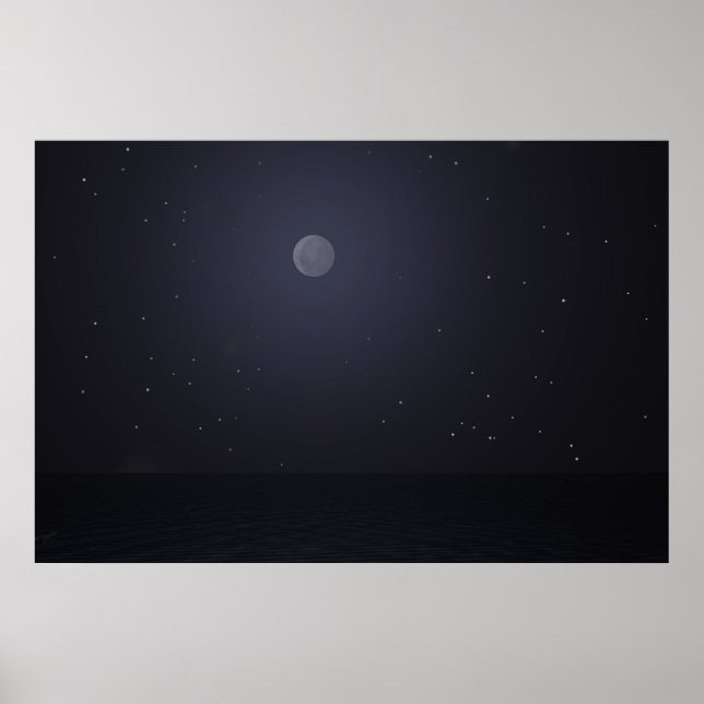 Pôster Ashnight com Stars (Frente)