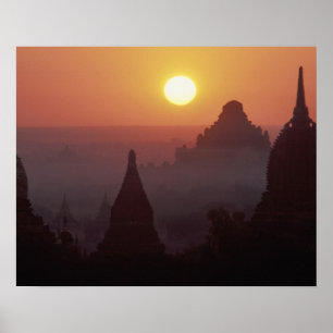 Pôster Ásia, Birmânia (Mianmar), Pagan (Bagan) O templo
