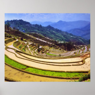 Pôster Ásia, China, Província de Yunnan, Condado de Yuany