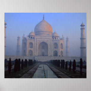 Pôster Ásia; Índia; Agra. Taj Mahal.