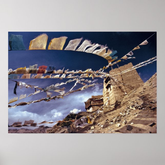 Poster Ásia, Índia, Ladakh, Leh. Conhecido como Pequeno (Frente)