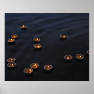 Pôster Ásia, Índia, região de Varanasi. Ofertas no