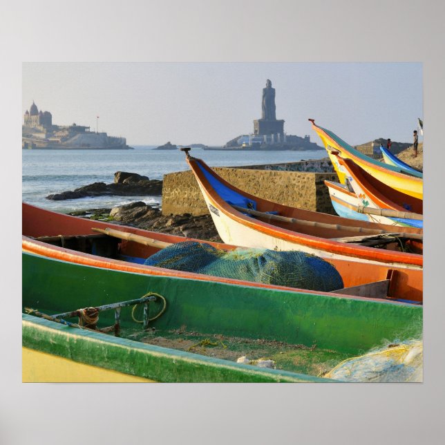 Pôster Asia, India, Tamil Nadu, Kanniyakumari 2 (Frente)