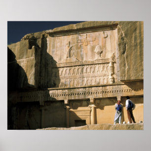 Pôster Ásia, Irã, Persepolis.Túmulo de Dario, o Grande.