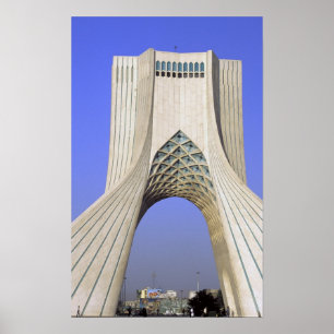 Poster Ásia, Irã, Teerã. Monumento à Liberdade em Azadi