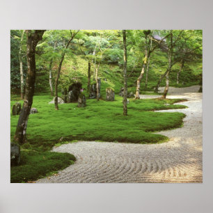 Pôster Ásia, Japão, Fukuoka, Dazaifu, Templo de Komyoji