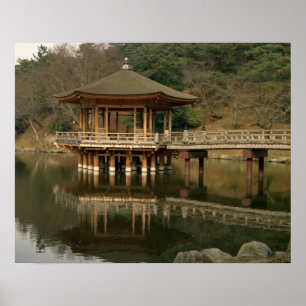 Pôster Ásia, Japão, Nara, Templo em Nara