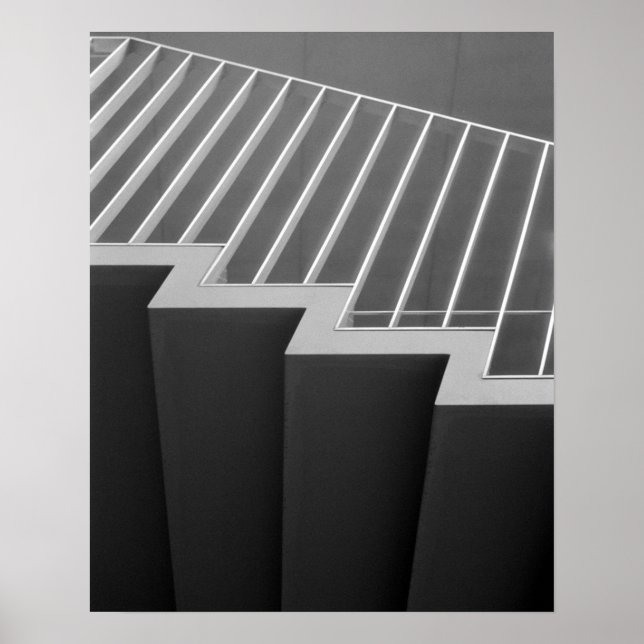 Pôster Ásia, Japão, Tóquio. Escadas no Tóquio 2 (Frente)