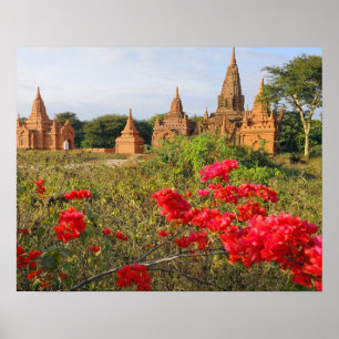 Pôster Ásia, Mianmar (Birmânia), Bagan (Pagan). Um Baga