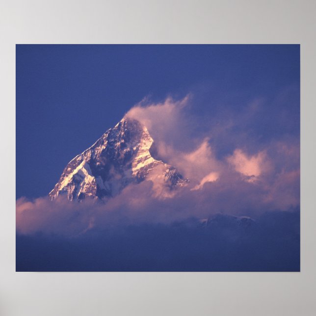 Pôster Ásia, Nepal. Machhapuchhare (Frente)