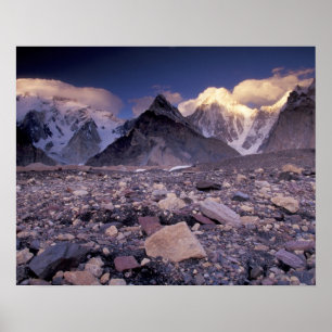 Poster Ásia, Paquistão, Cordilheira Karakoram, Broad e