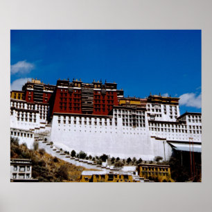 Pôster Ásia, Tibete, Lhasa, Palácio de Potala também conh