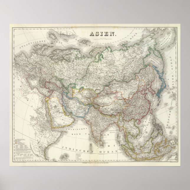 Pôster Asiático - Ásia (Frente)