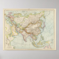 Asien - Mapa da Ásia