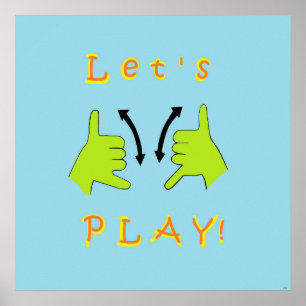Pôster ASL Vamos PLAY!