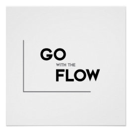 Pôster Aspas MODERNAS: ir com o fluxo