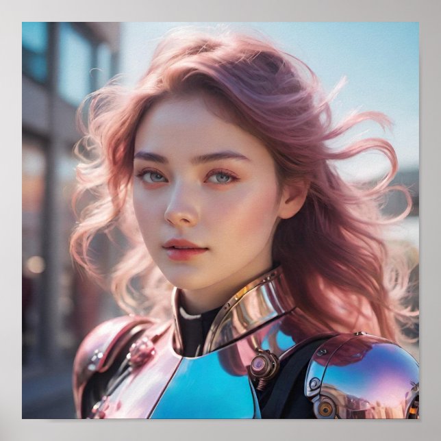 Poster Aspecto de intenção e plano de fundo desfocado (Frente)