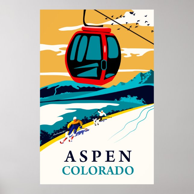 Poster Aspen, Colorado (Frente)