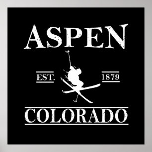 Poster Aspen Colorado ski