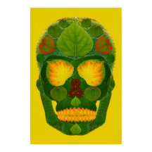 Aspen Leaf Skull 9