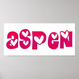 Poster Aspen nos corações