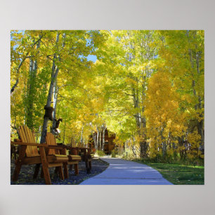 Pôster "Aspen Walkway", Ground View, outono