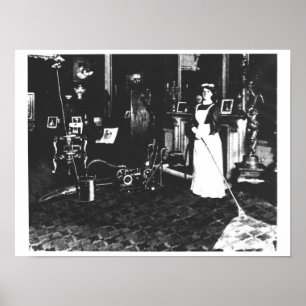 Pôster Aspirador de p30 no trabalho