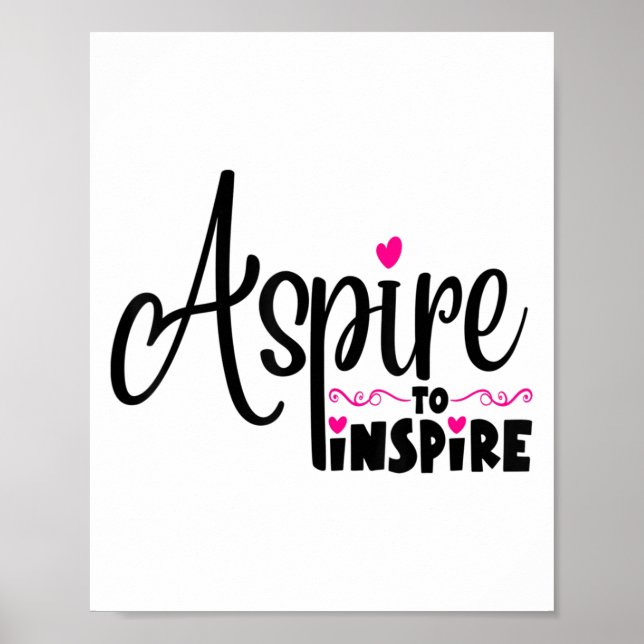 Poster Asre To Insre Sitive Motivational Gift Tee  (Frente)