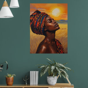 Poster Assalto do sol em Serengeti