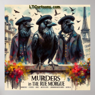 Poster Assassinato Muito Fowl – Rue Morgue Noir