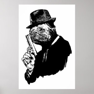 Pôster Assassino do Pug