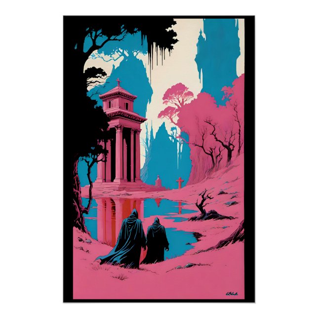 Pôster Assédio dos Cavaleiros das Ondas Novos Templários (Frente)