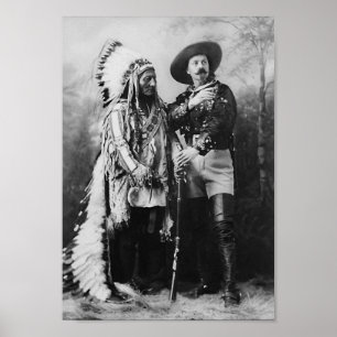 Poster Assento Bull e Buffalo Bill - 1897