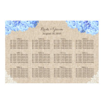 Assento De Casamento Rustic Blue Hydrangea Lace Bu