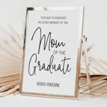 Assento Reservado Memorial à Mãe do Graduado