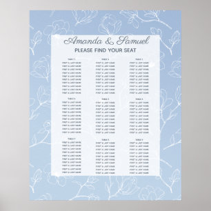 Poster Assentos Blue Magnolia