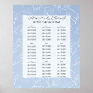 Poster Assentos Blue Magnolia