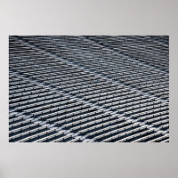 Assentos vazios de estádio de futebol universitári