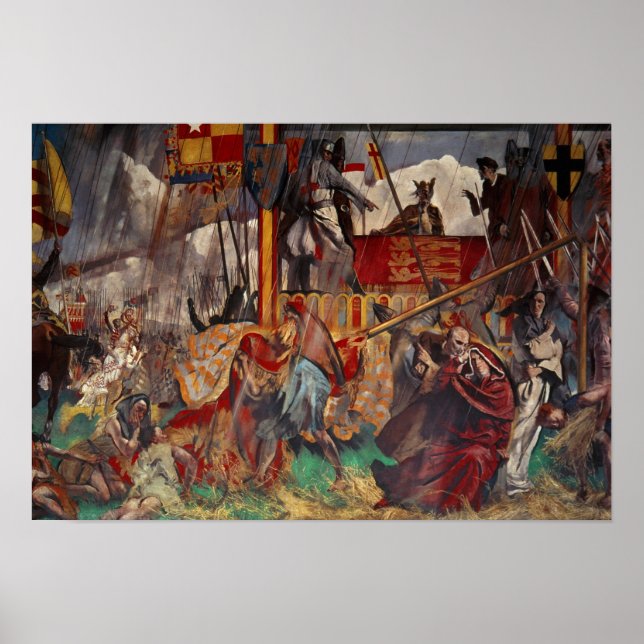 Pôster Assinatura da Carta Magna, 1215 (Frente)