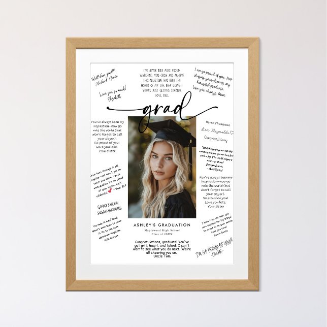 Poster Assinatura De Convidado Para Graduação De Fotograf (Criador carregado)